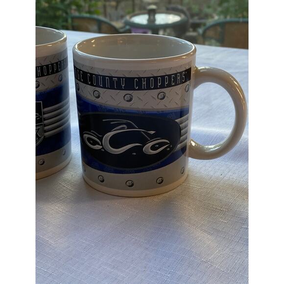 VTG 2005 Set of 3 Orange County Choppers Mugs Ceramic 3.75 in Coffee Biker EUC - Picture 10 of 16